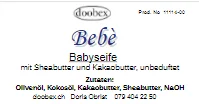 11114-00  Bebè / Baby Seife-unbeduftet