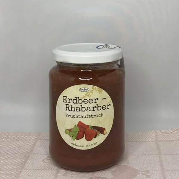 17301-01   Erdbeer - Rhabarber Fruchtaufstrich 360 ml