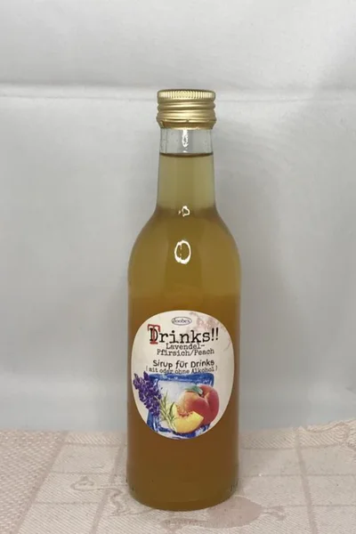 17454-02    Trinks !!   Lavendel - Peach (Pfirsich)  250 ml