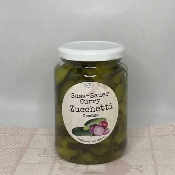 17501-01   Süss-Sauer Curry-Zucchetti   380ml